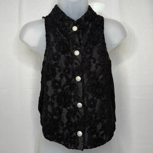 Free People Lace Velvet Top - Picture 3 of 8